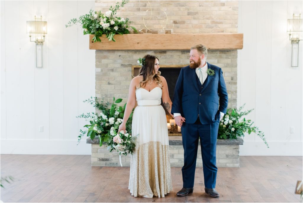 Elora Mill Wedding Indoor Ceremony
