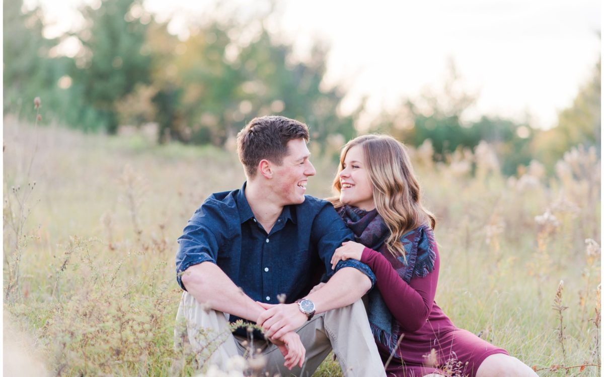Rachel and Tyler Huron Natural Area Engagement Session