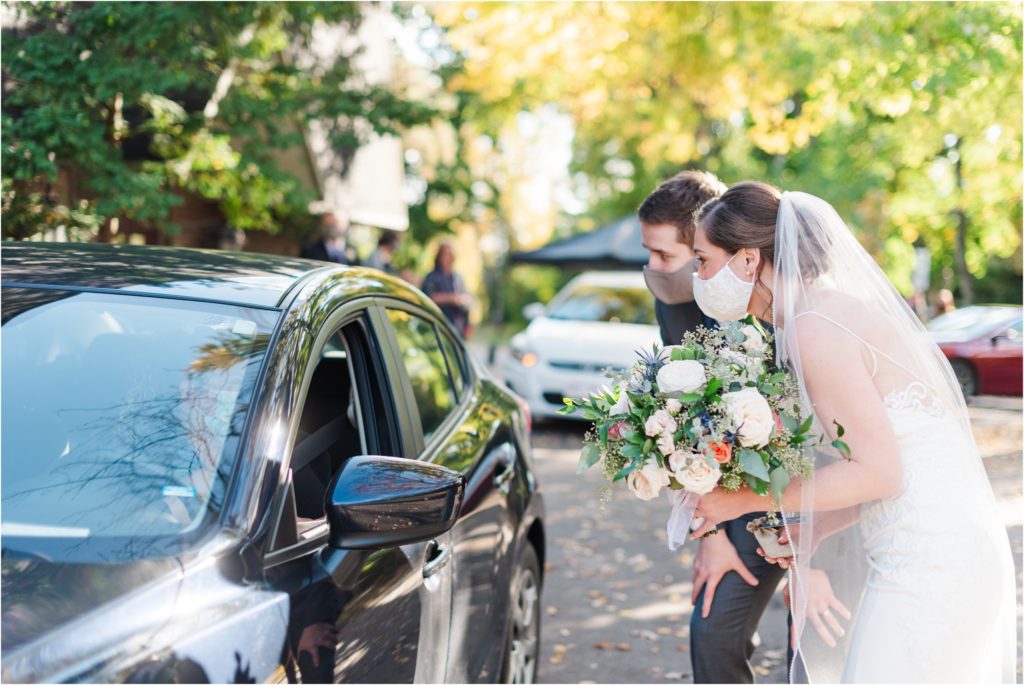 Ontario Covid Drive Thru Wedding 